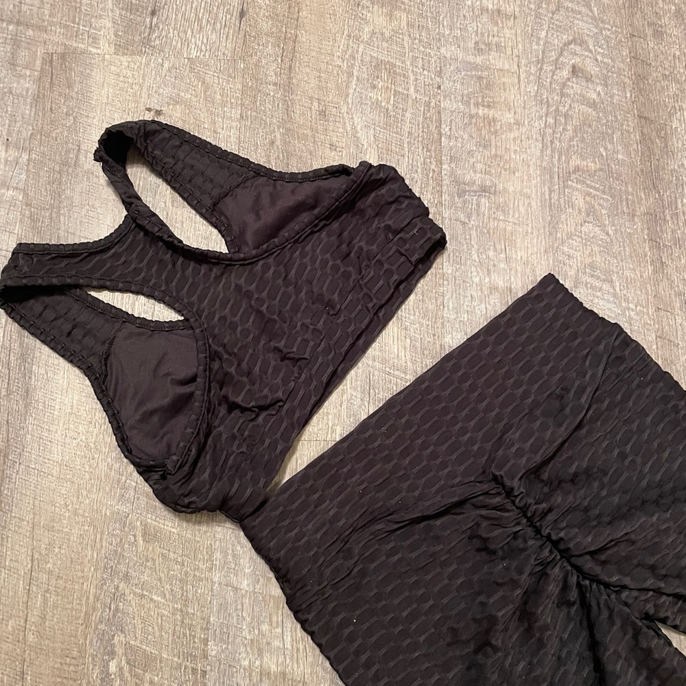 Fashionnova black workout set